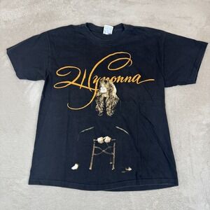 Vintage 90s Wynonna Judd Revelations 1996 World Tour Shirt Mens L Black Preowned